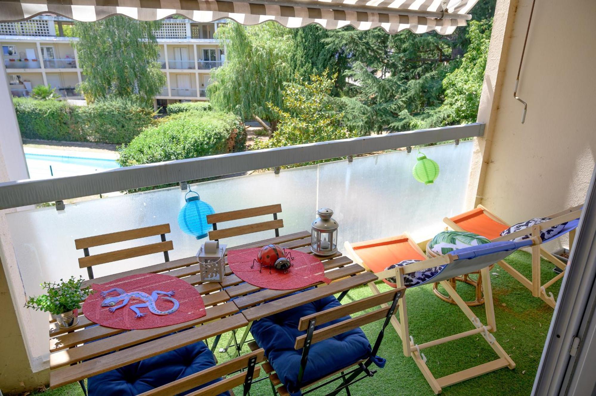 Апартаменти Les Jardins De Rangueil, Parking, Metro, Piscine Тулуза Екстер'єр фото